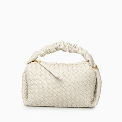 Blush Woven Soft Handbag – FIORENE