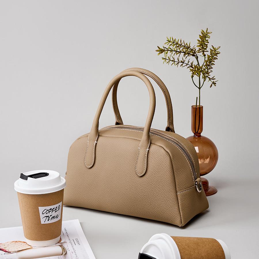 Mocha Pebble Handbag – FIORENE
