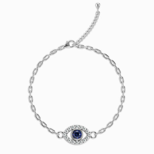 Mystic Sapphire Eye Anklet – FIORENE