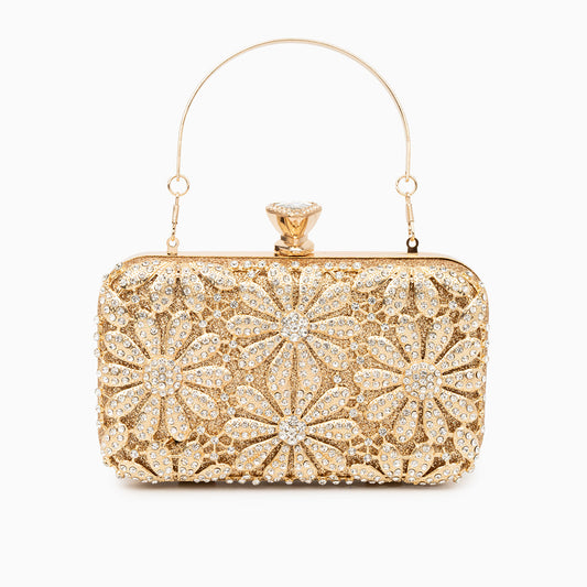 Golden Daisy Spark Clutch – FIORENE