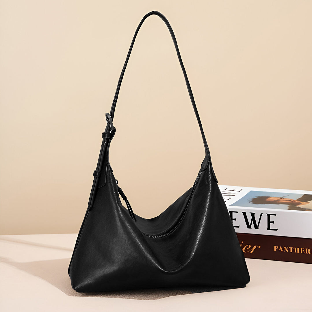 Merlot Crescent Shoulder Bag – FIORENE