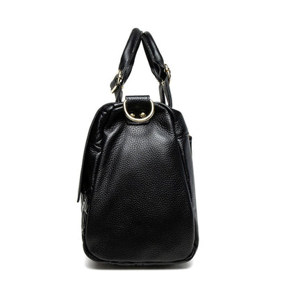 Midnight Embossed Blossom Handbag – FIORENE