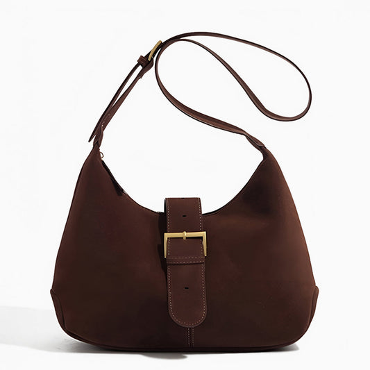 Classic Buckle Shoulder Bag - FIORENE