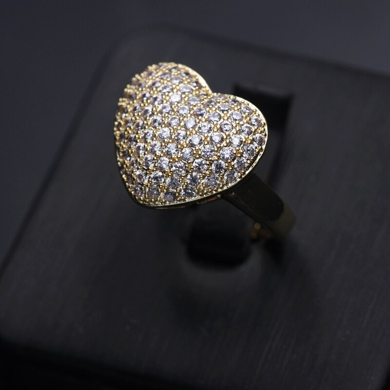 The Hills Heart Charm Ring - FIORENE