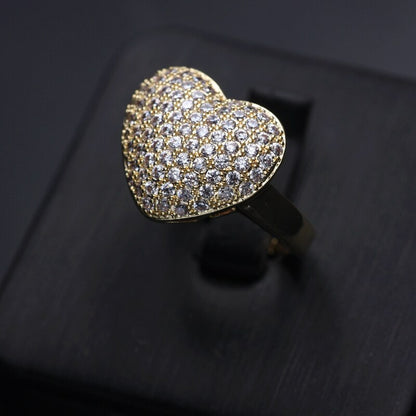 The Hills Heart Charm Ring - FIORENE