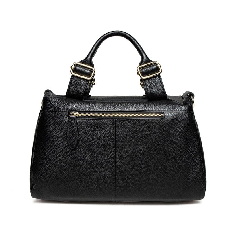Midnight Embossed Blossom Handbag – FIORENE