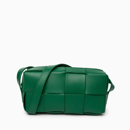 Latte Grid Mini Shoulder Bag – FIORENE
