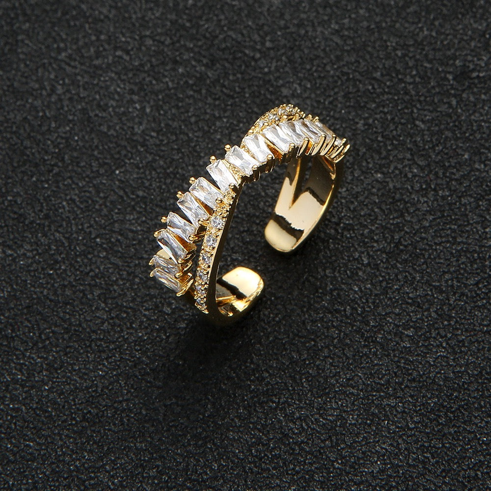 Celeste Baguette Cuff & Ring Set – FIORENE