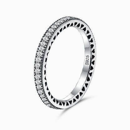 Eternal Sparkle Heart Ring – FIORENE