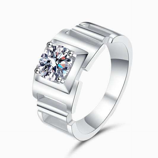 Aurum Crown Solitaire Ring – FIORENE
