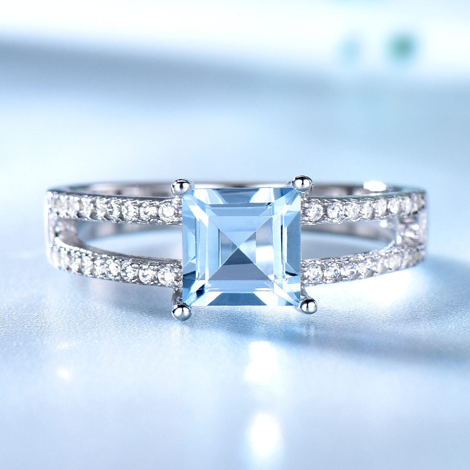 Verdelle Princess Cut Ring - FIORENE