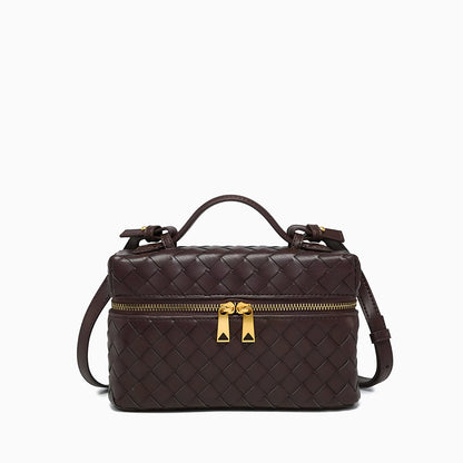 Woven Boxy Crossbody Bag - FIORENE