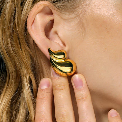 Golden Flow Earrings – FIORENE