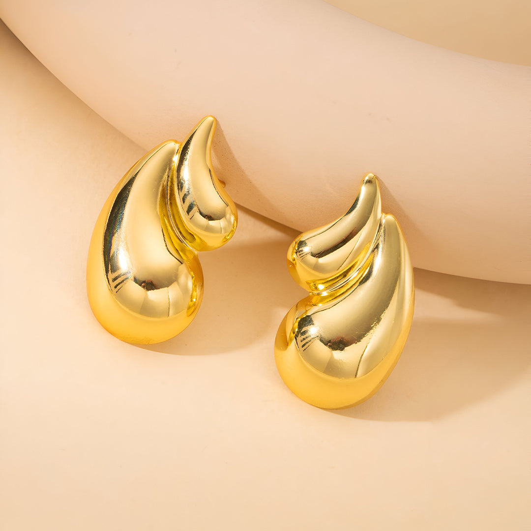Golden Flow Earrings – FIORENE