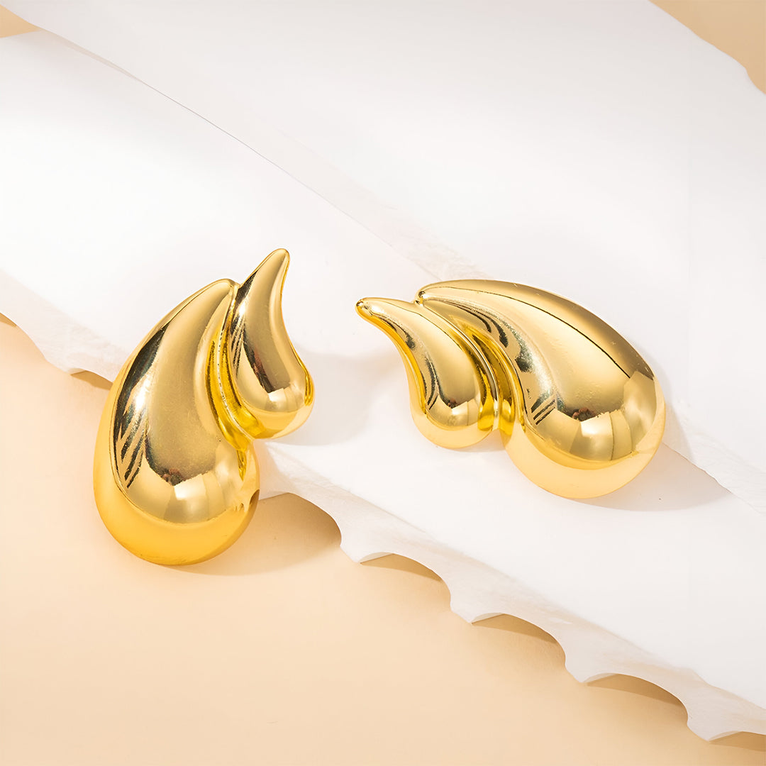 Golden Flow Earrings – FIORENE