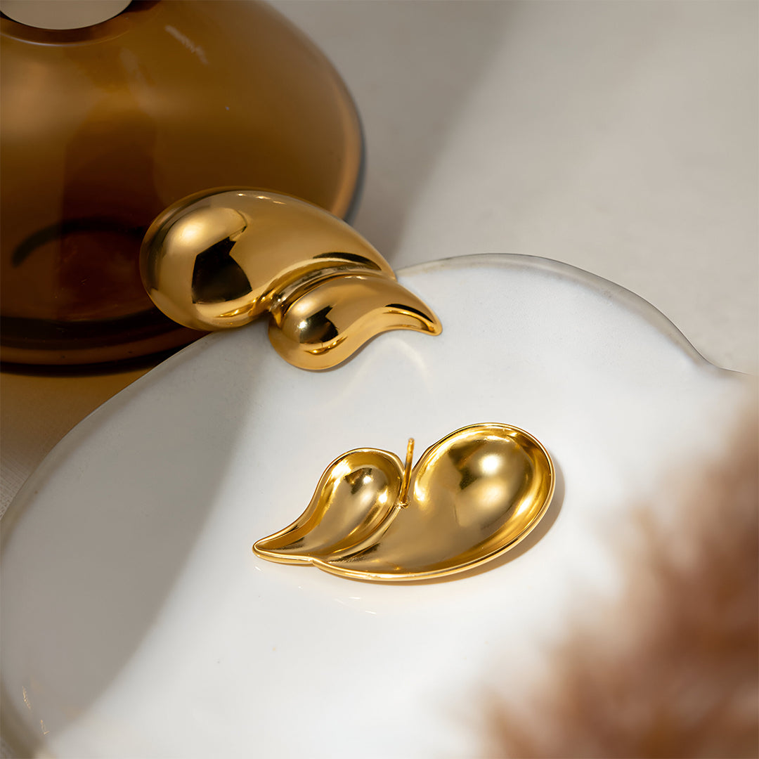 Golden Flow Earrings – FIORENE