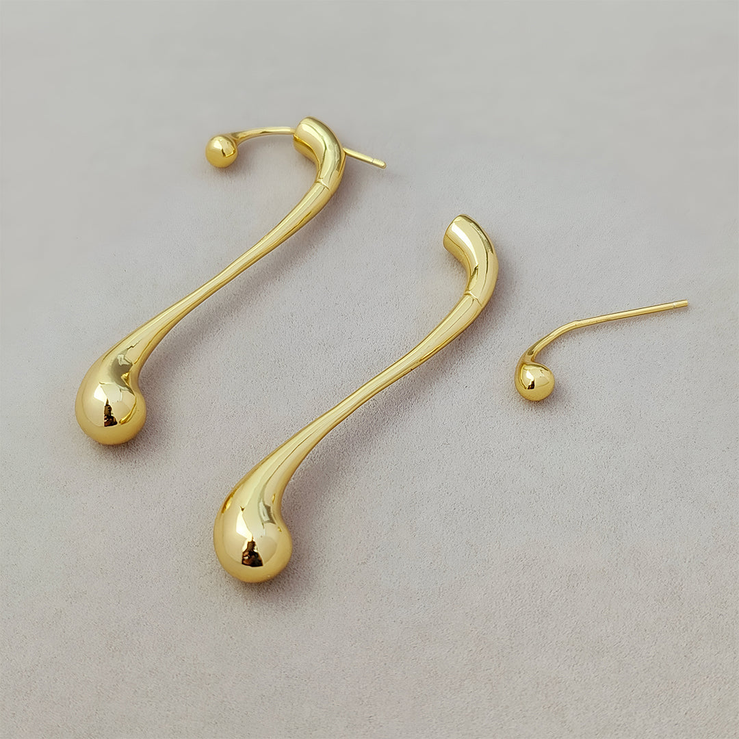 Liquid Gold Earrings – FIORENE