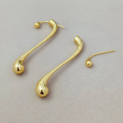 Liquid Gold Earrings – FIORENE