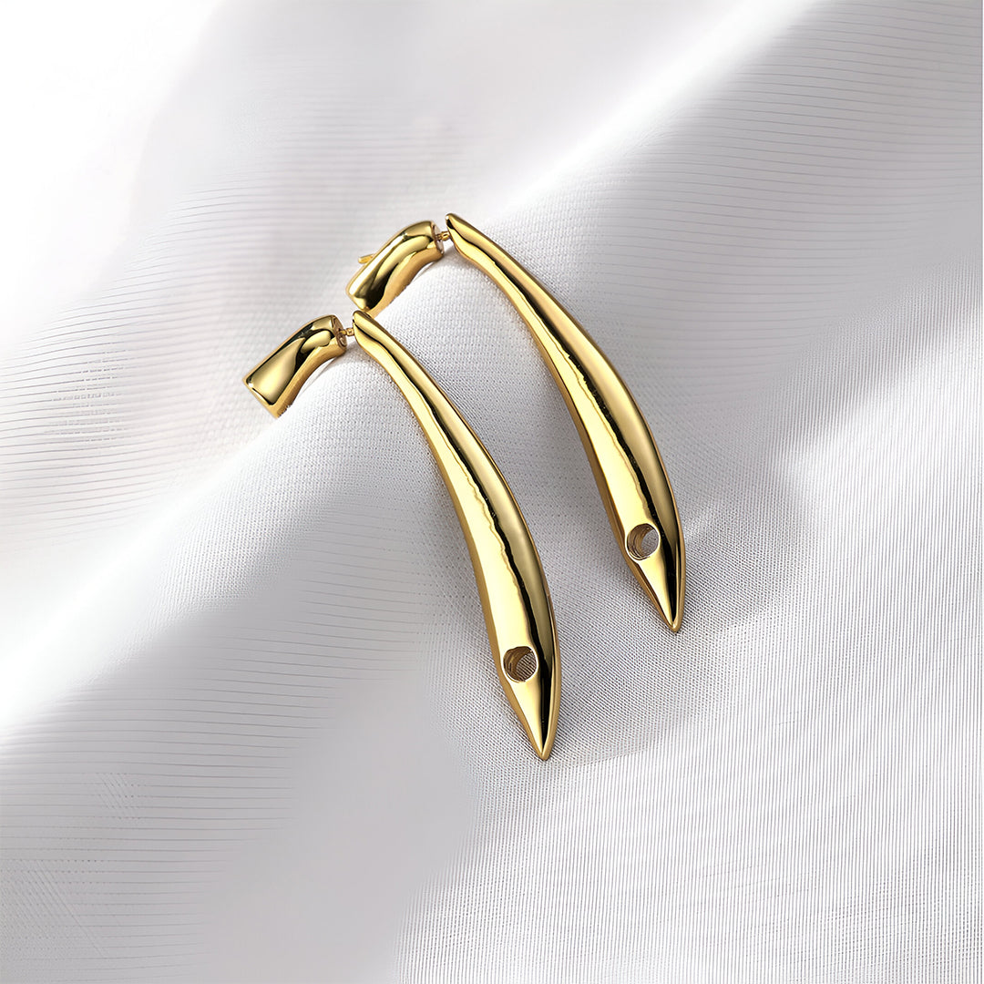 Golden Curve Earrings – FIORENE