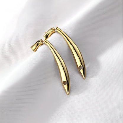 Golden Curve Earrings – FIORENE