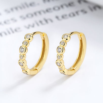 Diamond Dots Earrings  – FIORENE