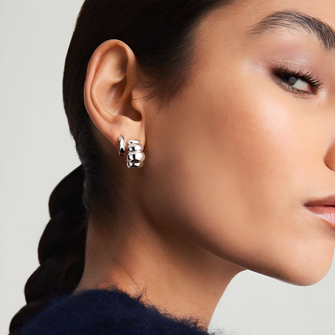 Bold Bubble Hoops Earrings – FIORENE