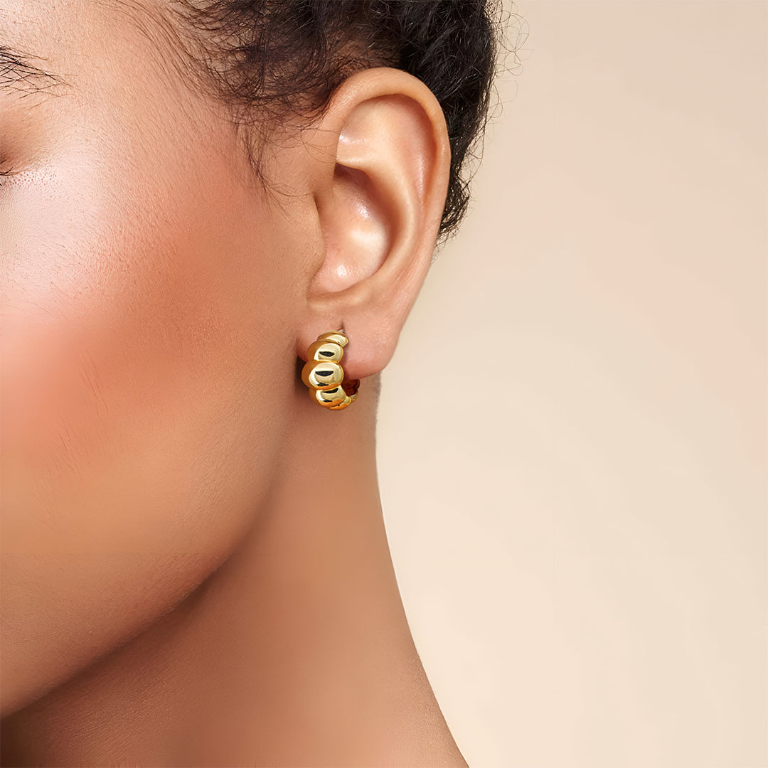 Bold Bubble Hoops Earrings – FIORENE