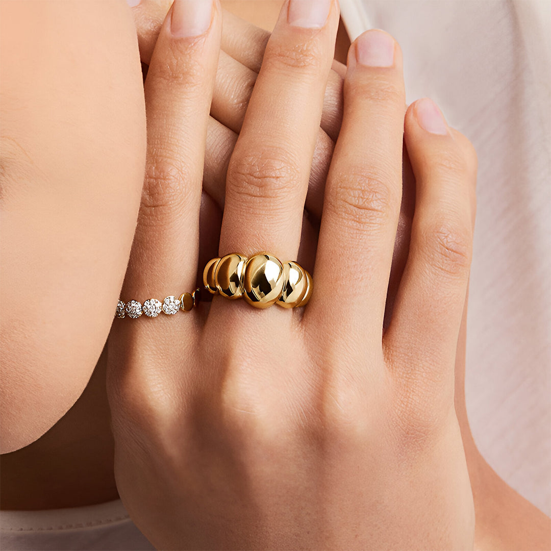 Bold Bubble Dome Ring – FIORENE