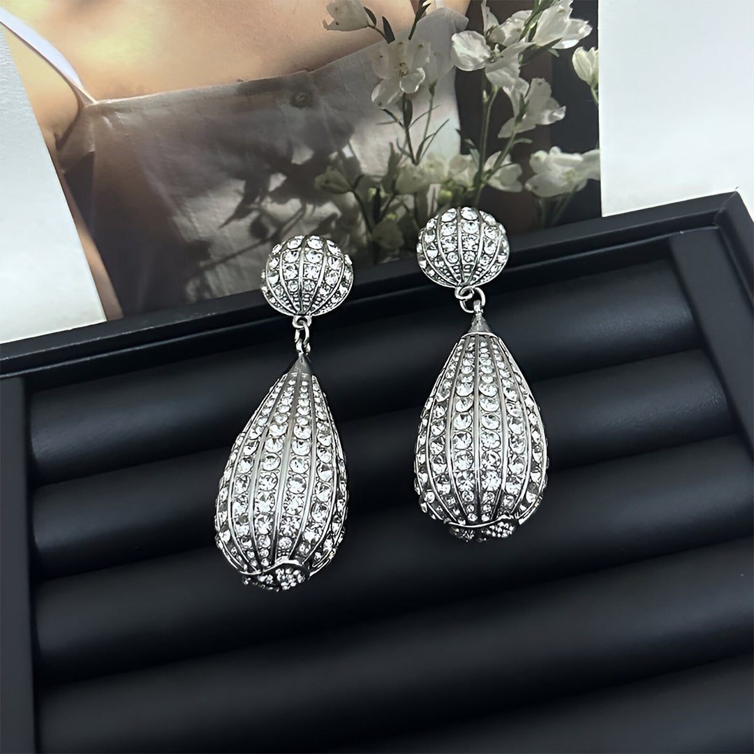 Gilded Raindrop Earrings – FIORENE