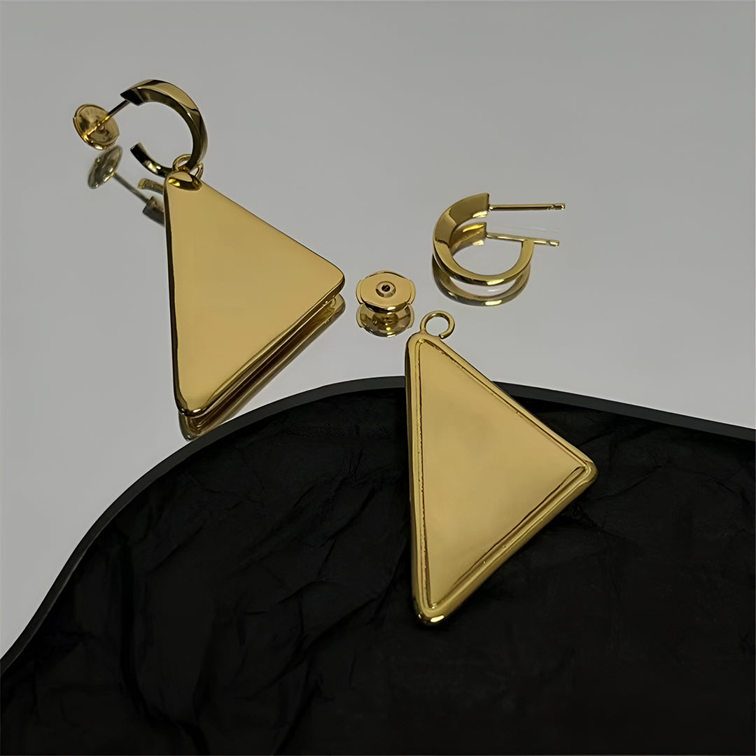 Zahara Triangle Earrings – FIORENE