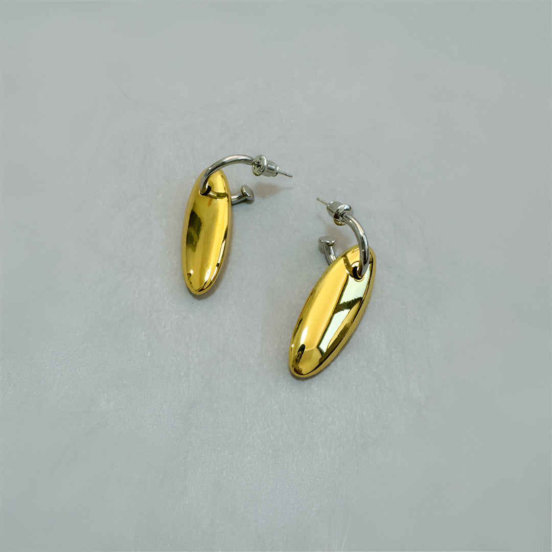Dual Shine Drop Earrings – FIORENE
