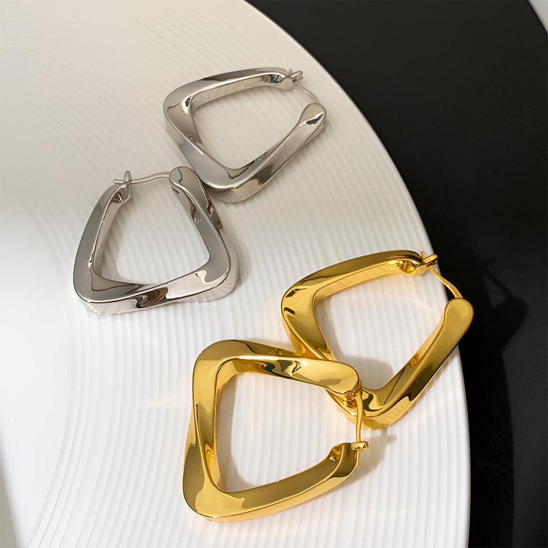 Silver Flow Earrings – FIORENE