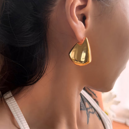 Golden Silhouette Earrings – FIORENE
