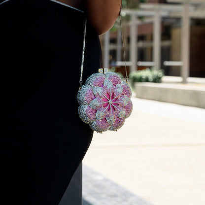 Camélia Crystal Bloom Clutch – FIORENE