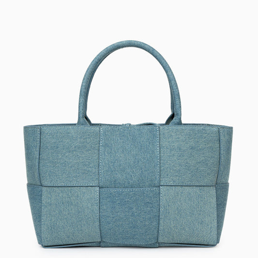 Azure Woven Denim Tote Bag – FIORENE