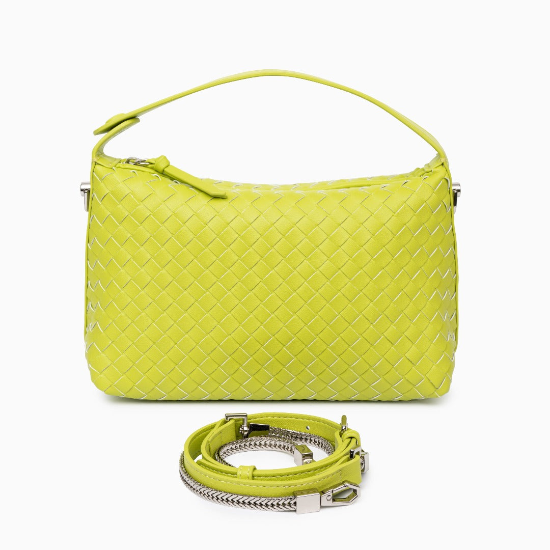 Toffee Woven Handbag – FIORENE