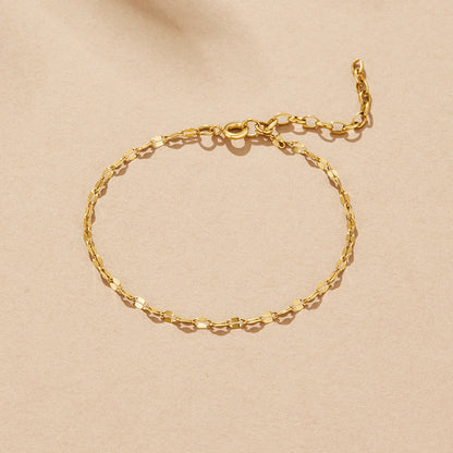 Textured Gilded Strand Bracelet – FIORENE