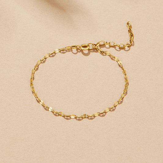 Textured Gilded Strand Bracelet – FIORENE