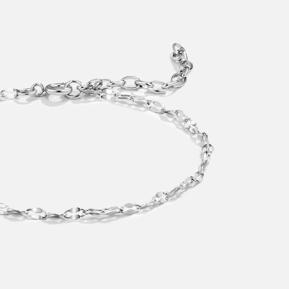 Arctic Lustrous Link Bracelet – FIORENE