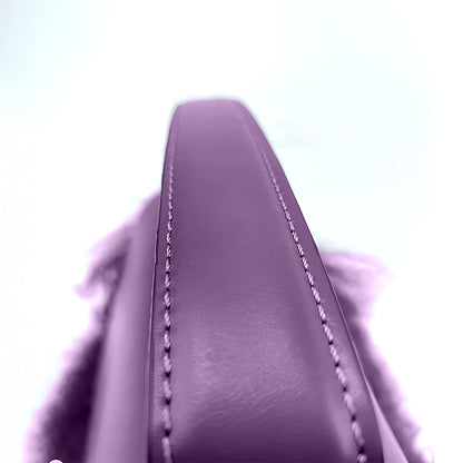 Violet Whisper Feather Clutch – FIORENE