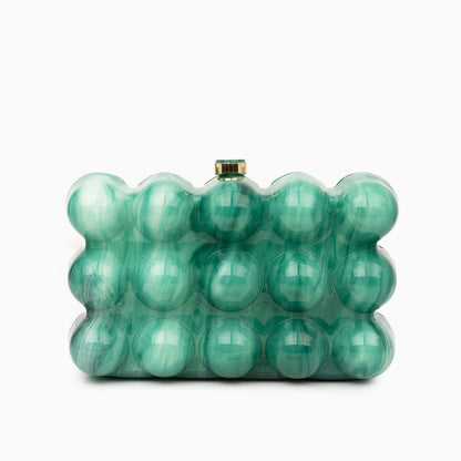 Lustrous Pearl Dome Clutch – FIORENE