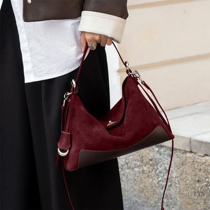 Velvet Charm Shoulder Bag - FIORENE