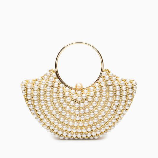 Opulent Pearl Hand Bag - FIORENE