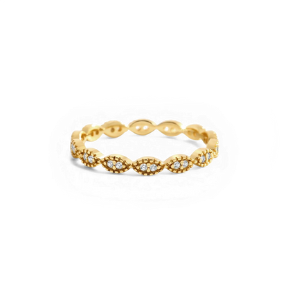 Marquise Shape Eternity Band