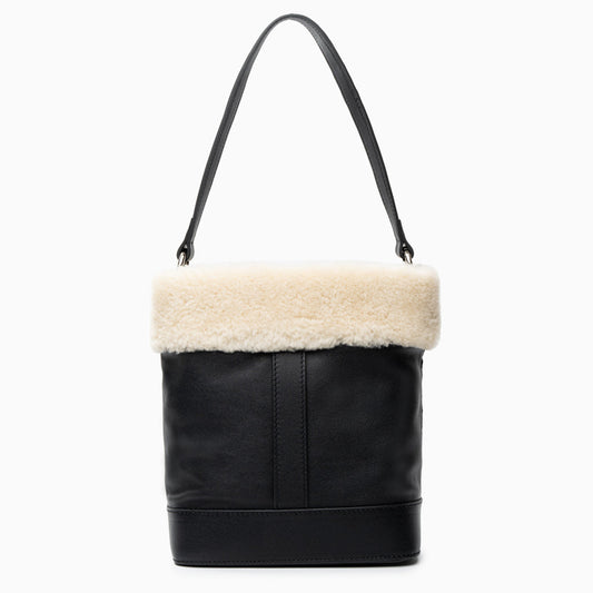 Shearling Midnight Shoulder Bag - FIORENE
