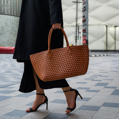Sienna Woven Tote Bag – FIORENE