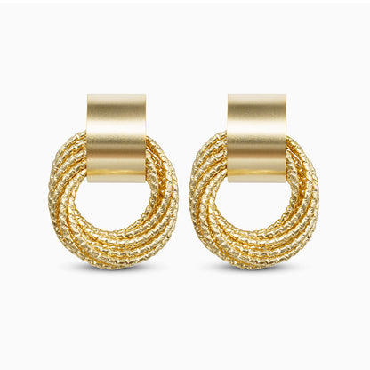Gold Harmony Earrings – FIORENE