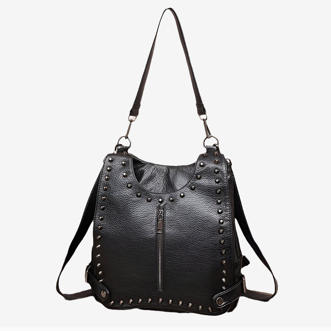 Studded Rebel Zip Backpack – FIORENE
