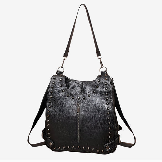 Studded Rebel Zip Backpack – FIORENE