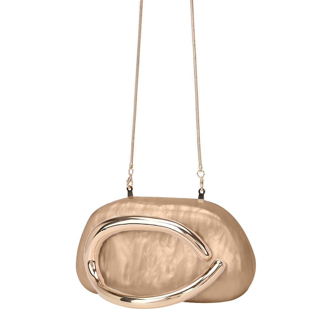 Pearl Wave Statement Clutch Bag – FIORENE